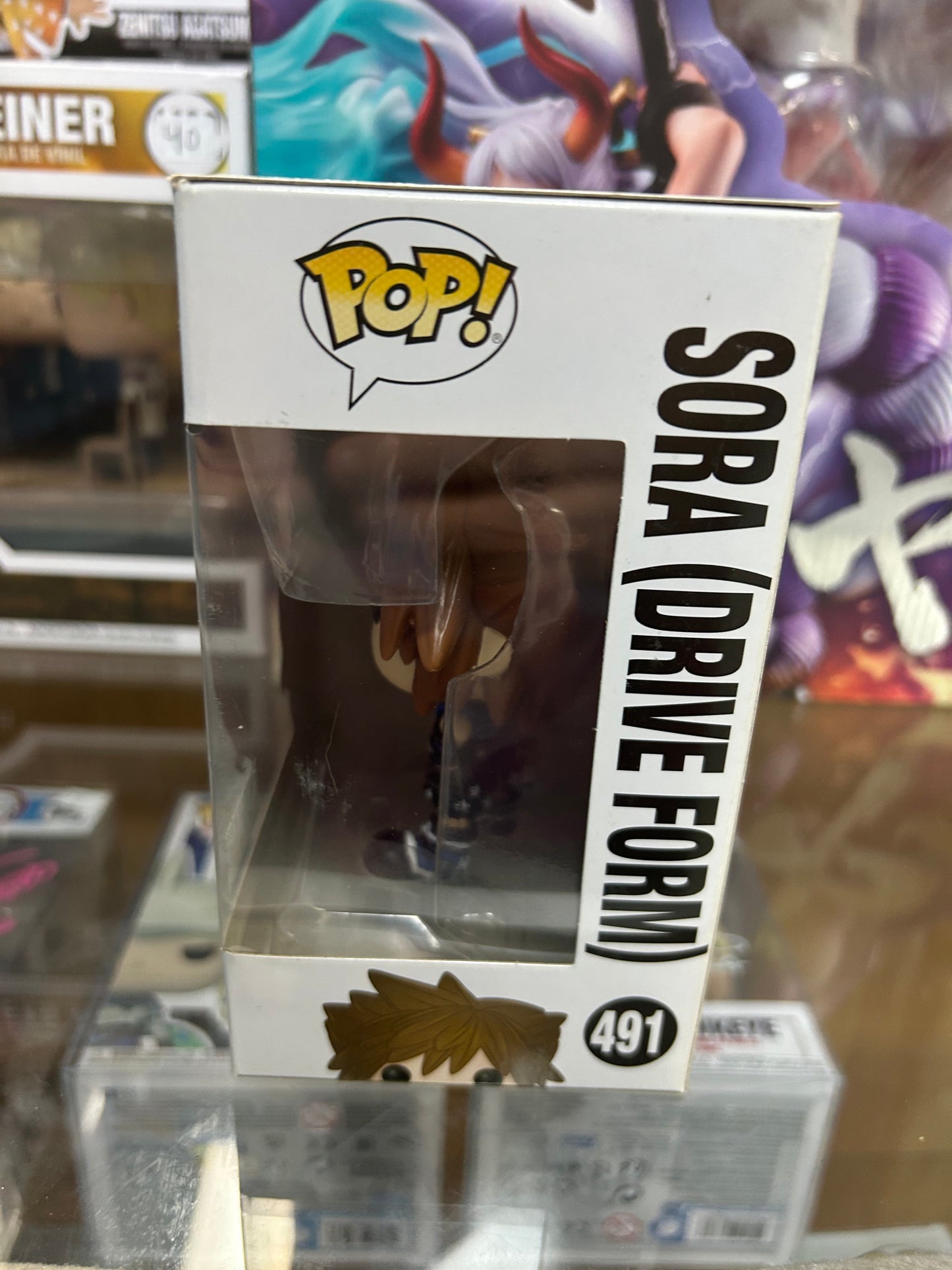 **NOT MINT** FUNKO POP! GAMES Sora (Drive Form) #491 Best Buy Exclusive