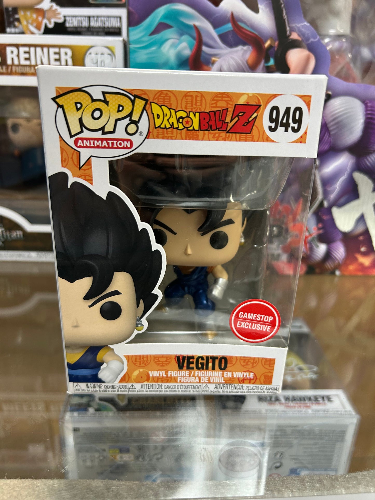 **NOT MINT** FUNKO POP! Animation Vegito #949 GS Exclusive