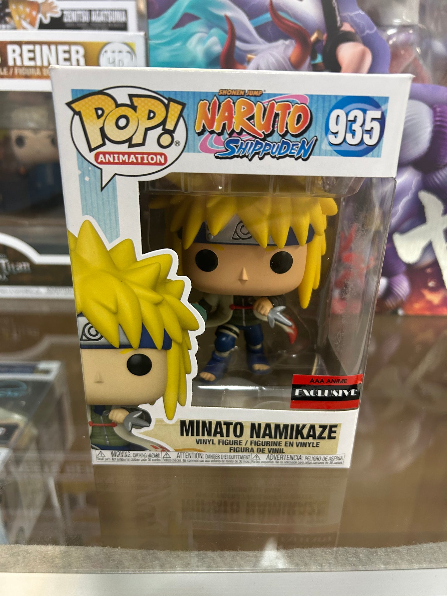 **NOT MINT** FUNKO POP! ANIMATION Minato Namikaze #935 AAA Anime