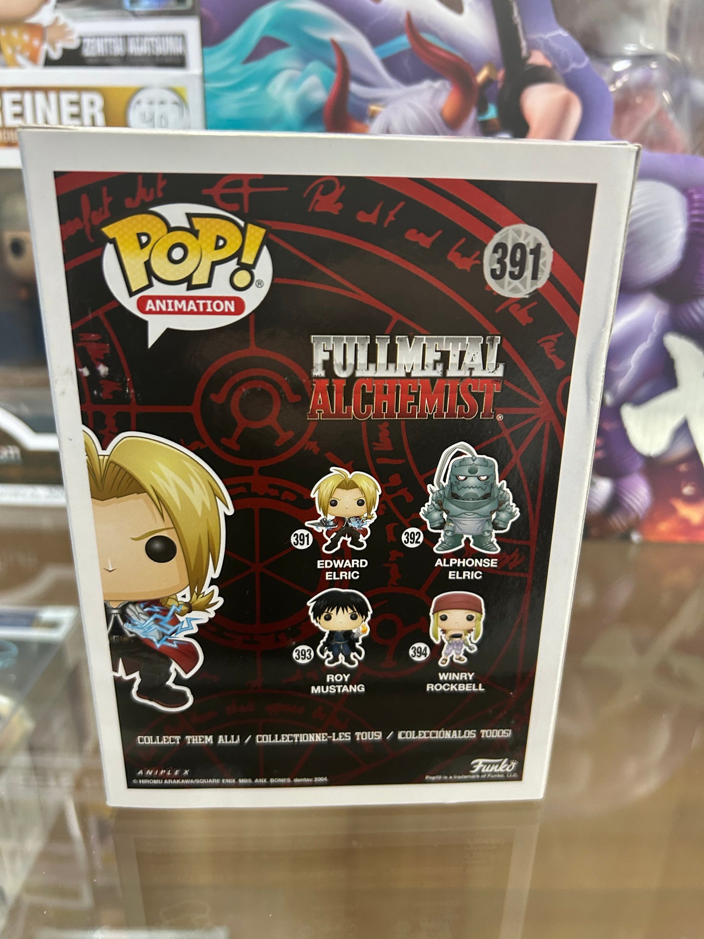 **NOT MINT** FUNKO POP! ANIMATION Edward Elric #391