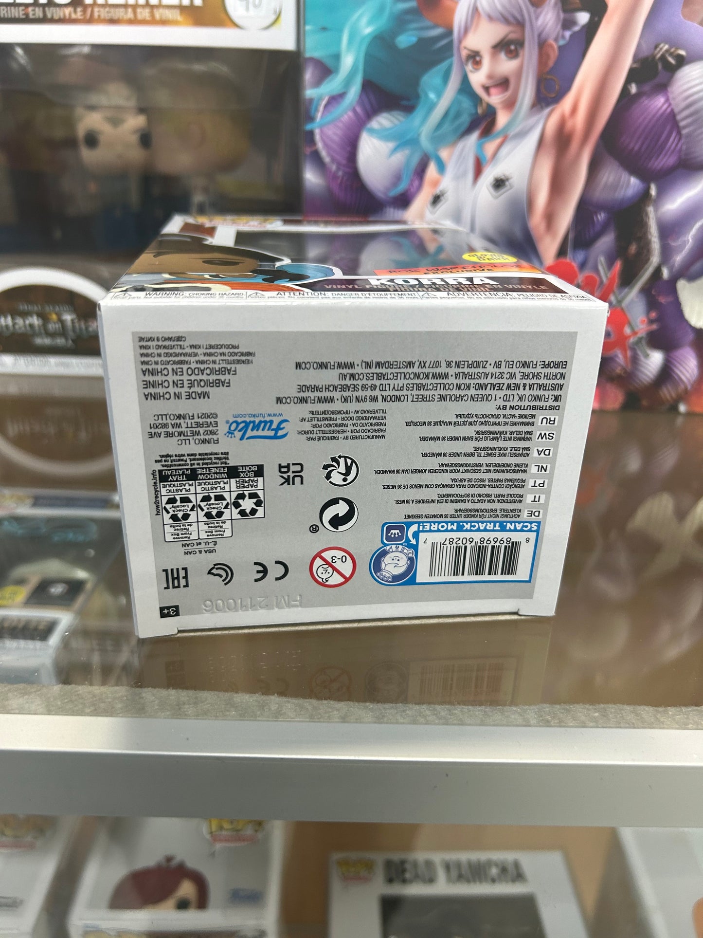 **NOT MINT** FUNKO POP! ANIMATION Korra Glow in the Dark Metallic #761 Box Warehouse Exclusive