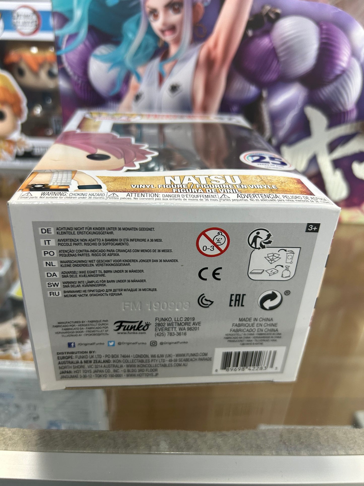**NOT MINT** FUNKO POP! ANIMATION Natsu #67 Chrome Funimation Exclusive