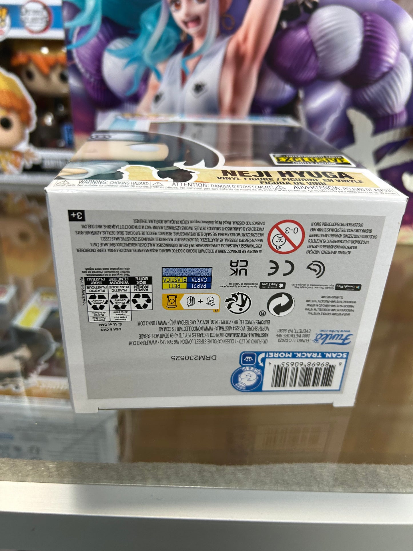 **NOT MINT** FUNKO POP! ANIMATION Neji Hyuga #1428 EE Exclusive