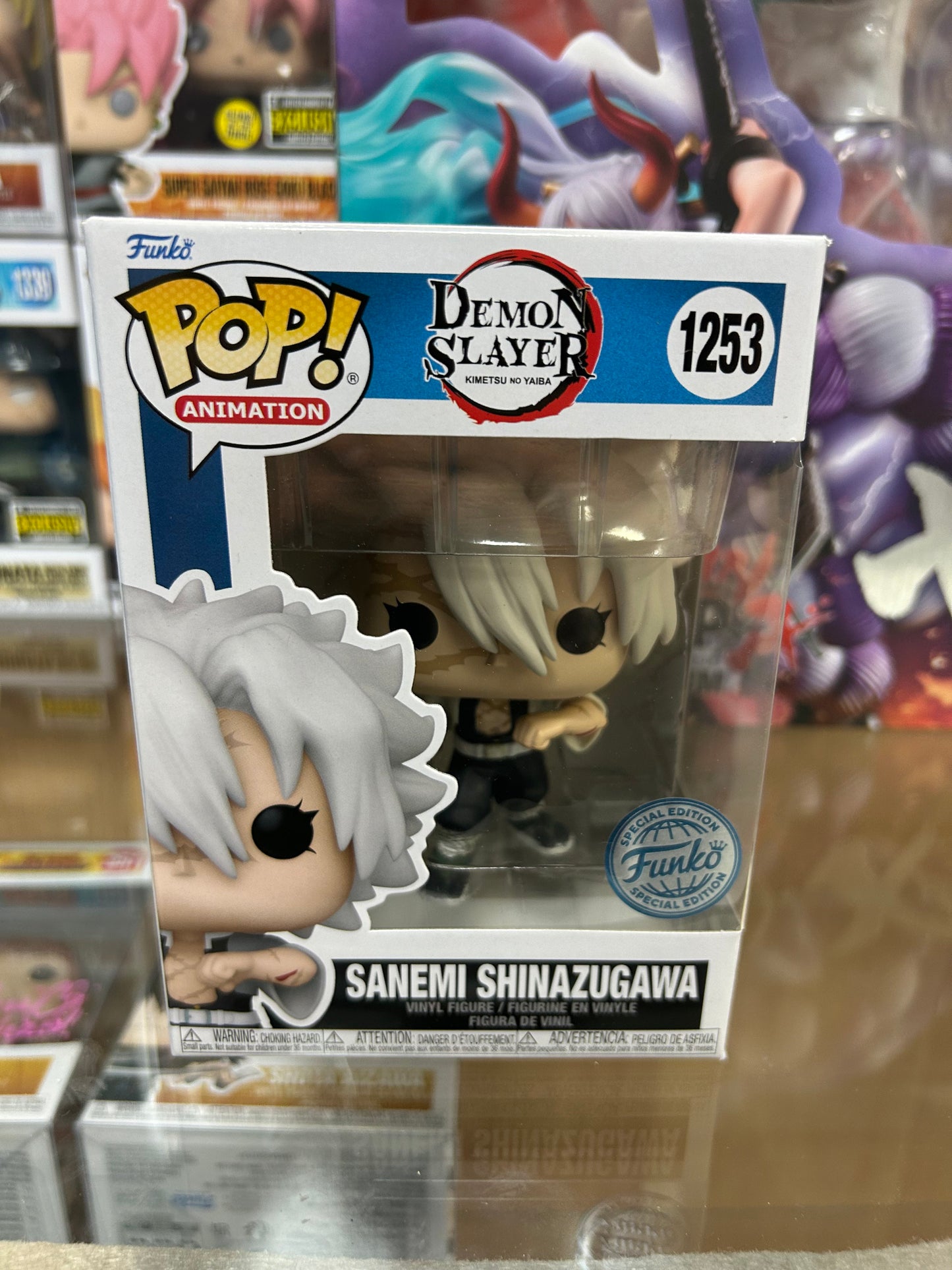 **NOT MINT** FUNKO POP! ANIMATION Sanemi Shinazugawa #1253 Special Edition