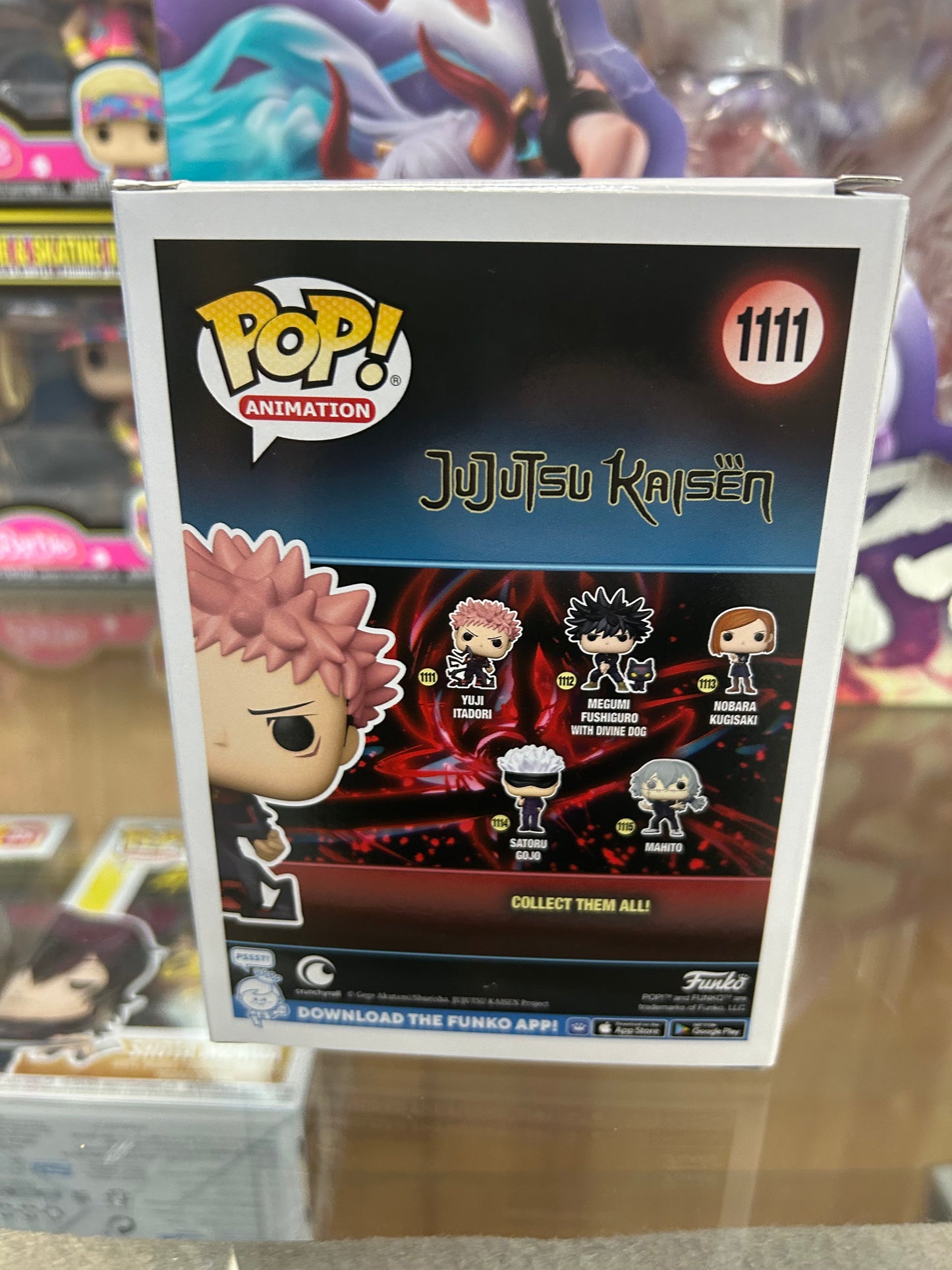 **NOT MINT** FUNKO POP! ANIMATION Yuji Itadori #1111