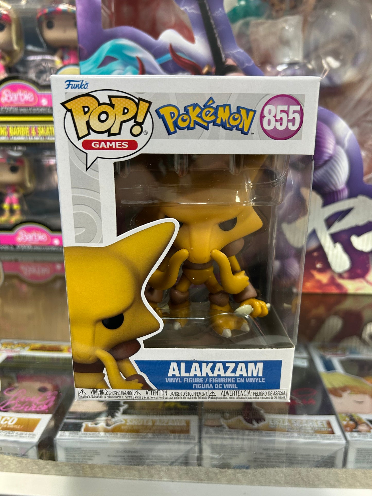 **NOT MINT** FUNKO POP! GAMES Alakazam #855