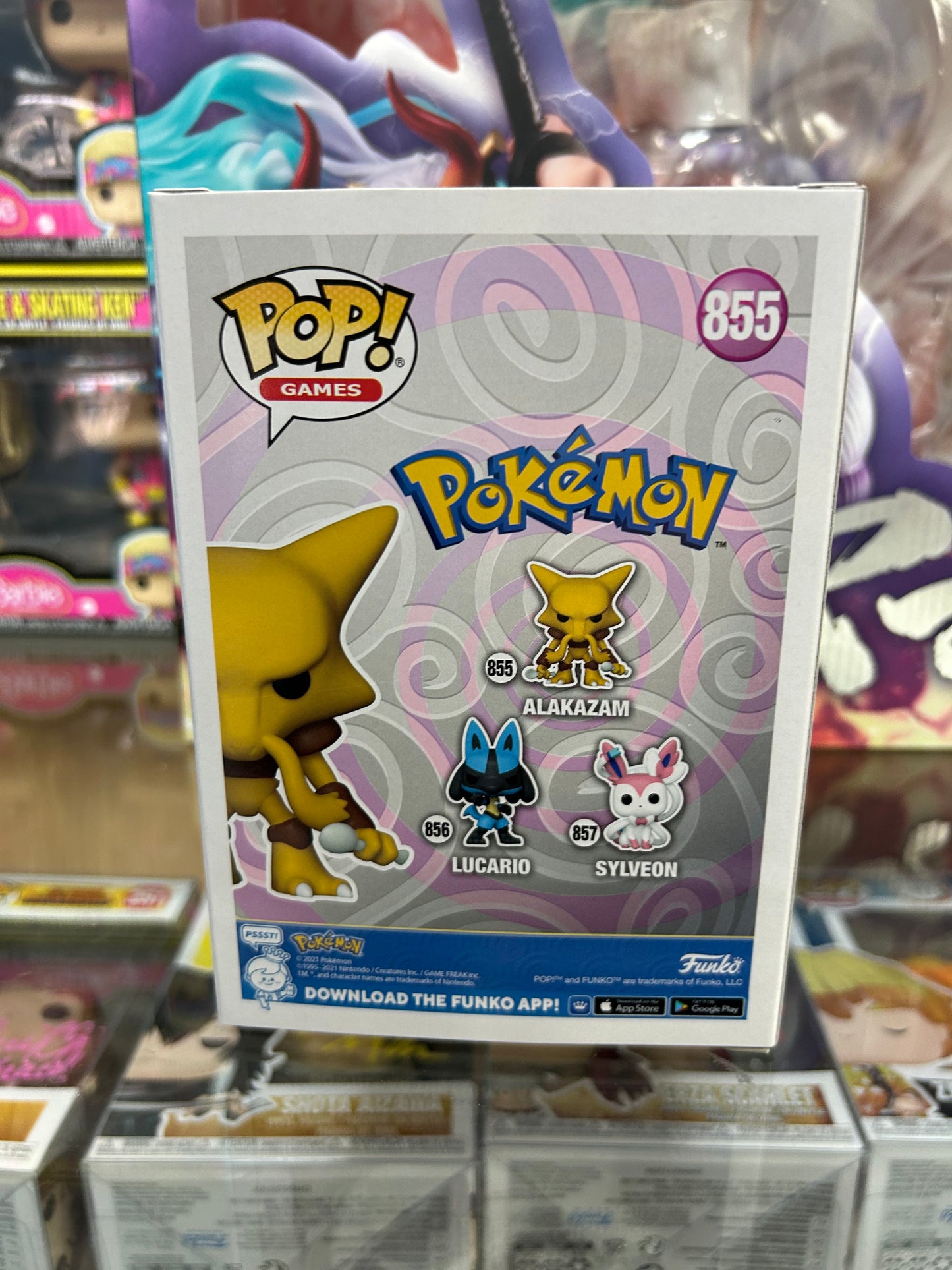 **NOT MINT** FUNKO POP! GAMES Alakazam #855