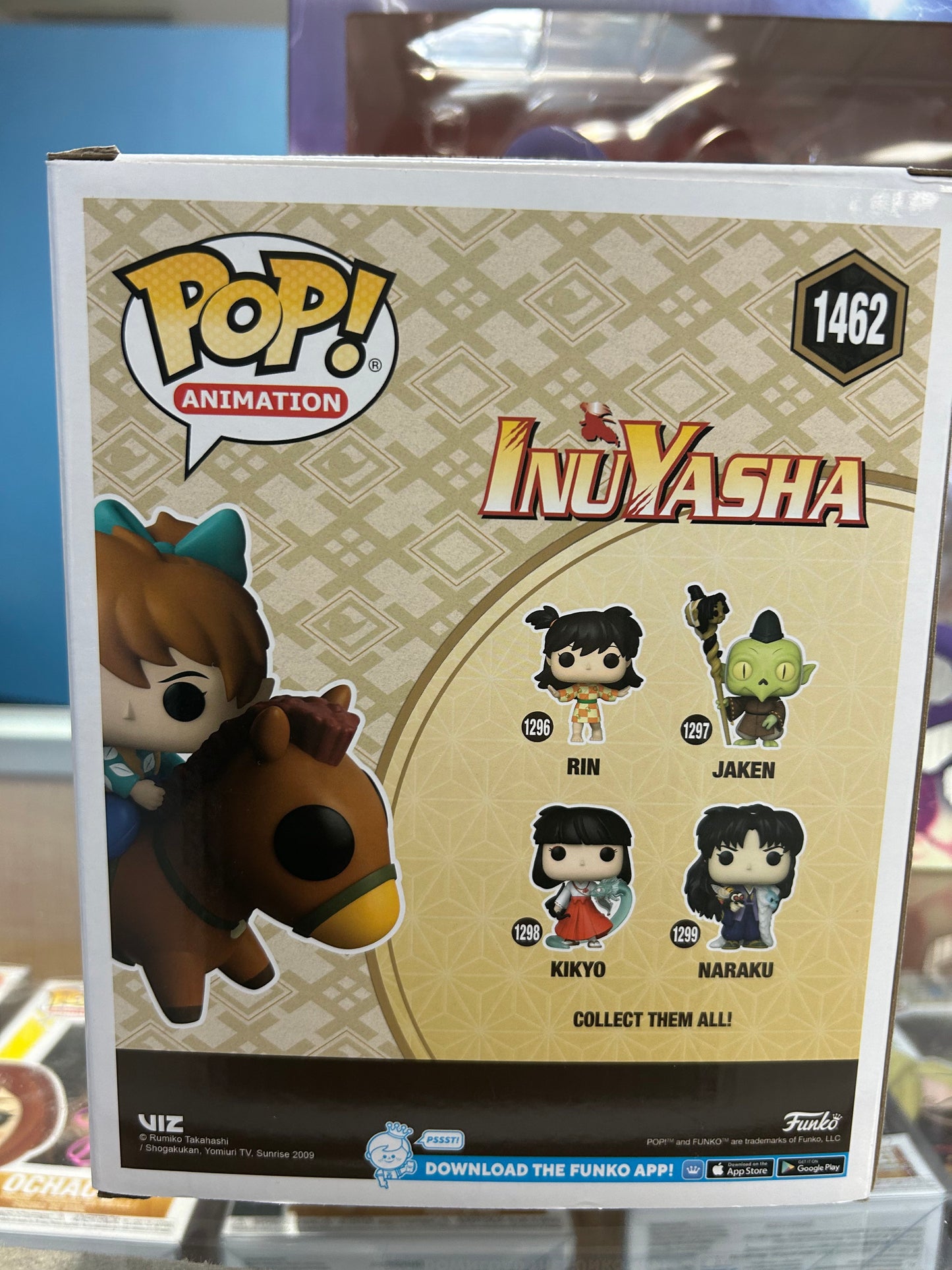 **NOT MINT** FUNKO POP! ANIMATION Shippo on Horse #1462