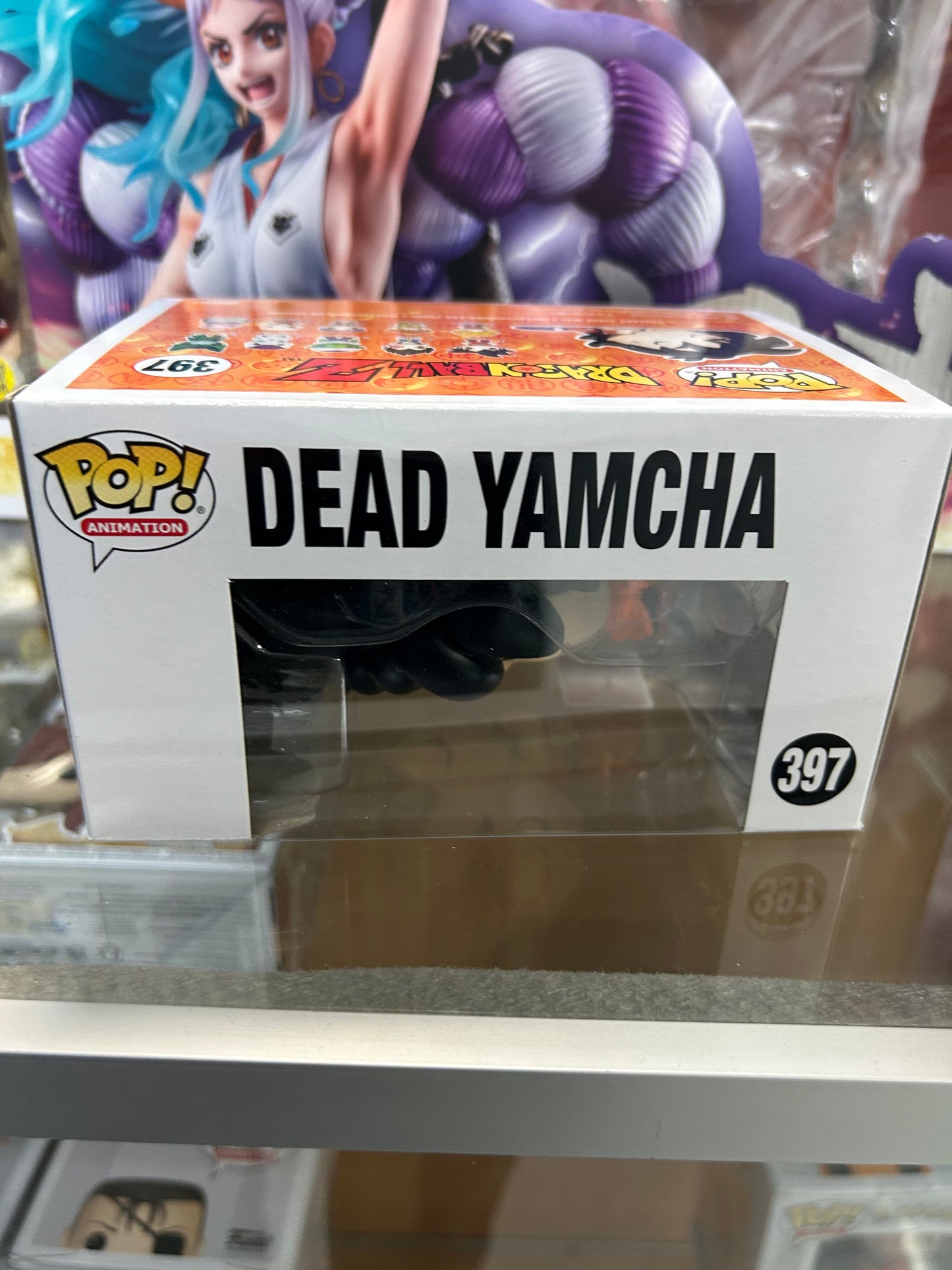 **NOT MINT** FUNKO POP! ANIMATION Dead Yamcha #397 Shared Sticker