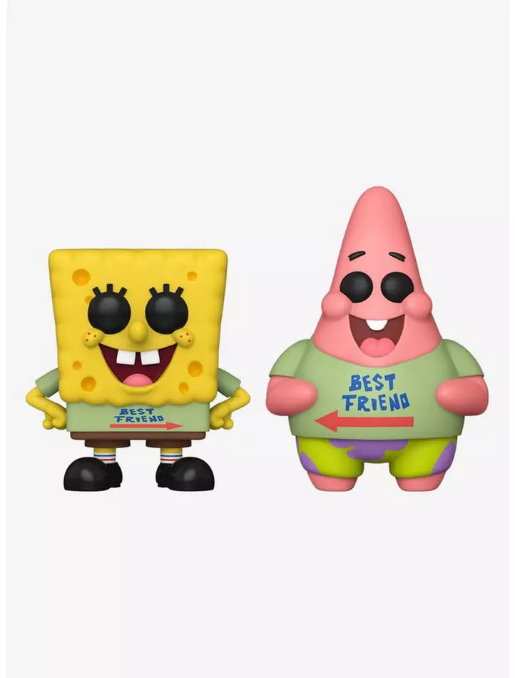 FUNKO POP! ANIMATION Spongebob & Patrick 2-Pack Hot Topic Exclusive