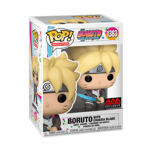 FUNKO POP! ANIMATION Boruto w/ Chakra Blade #1383 AAA Exclusive