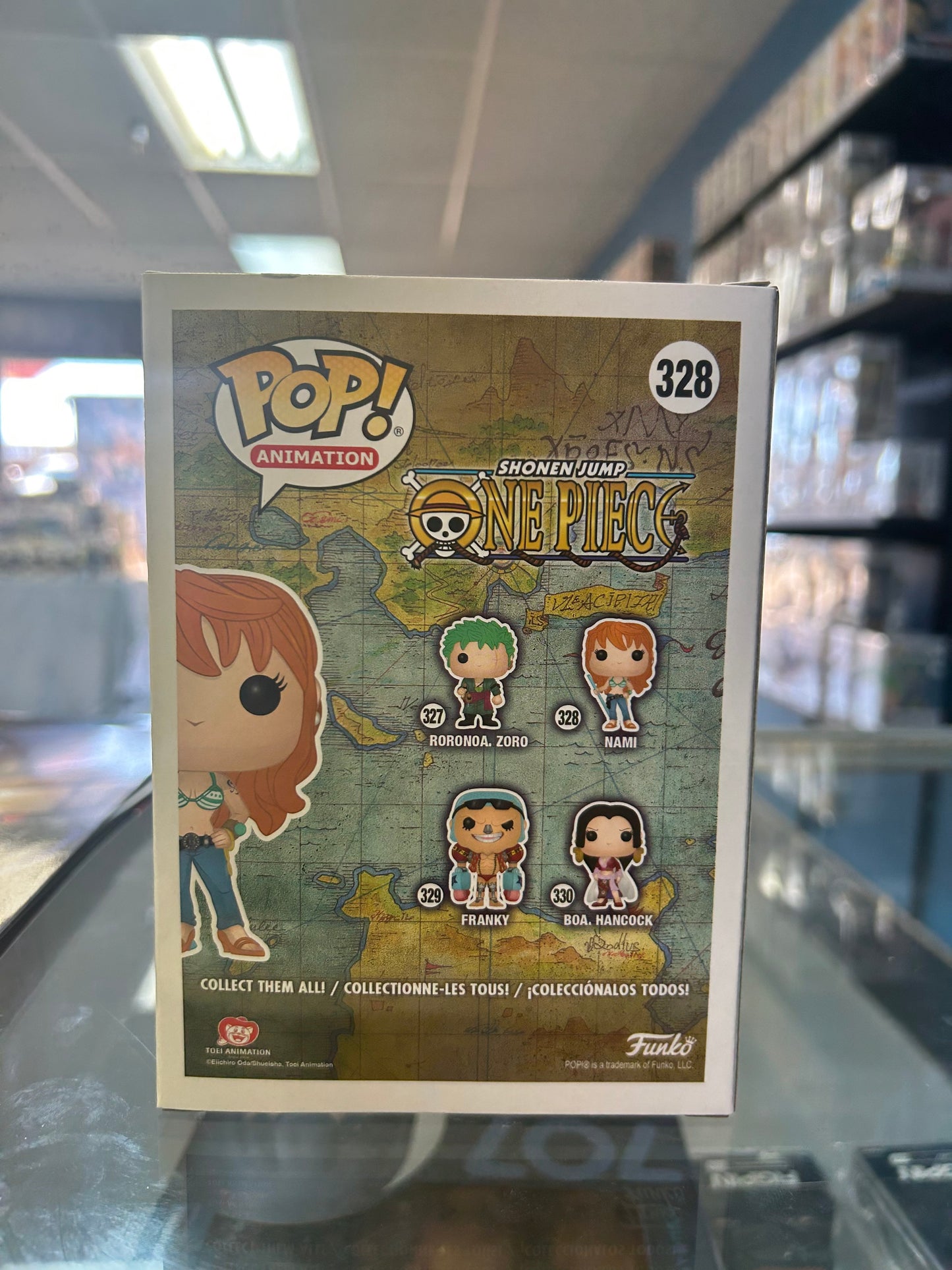 **Autograph / Signed** FUNKO POP! ANIMATION: One Piece Nami **JSA CERTIFIED**