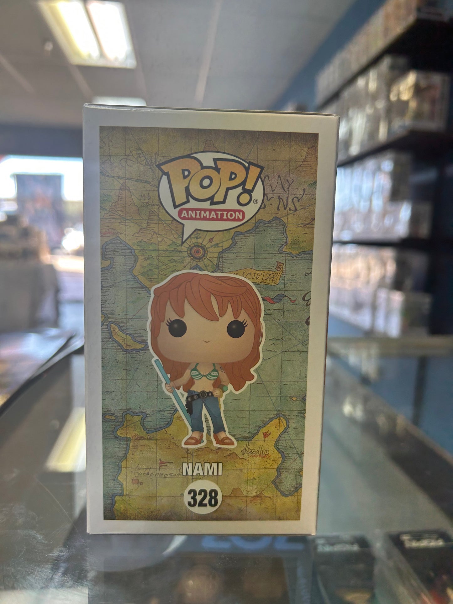 **Autograph / Signed** FUNKO POP! ANIMATION: One Piece Nami **JSA CERTIFIED**