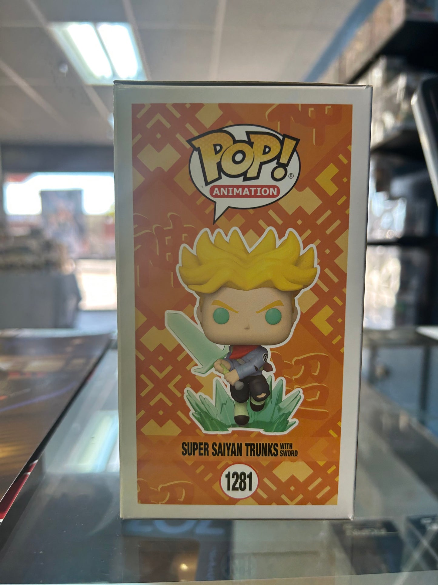 **NOT MINT** FUNKO POP! ANIMATION Super Saiyan Trunks with Sword #1281