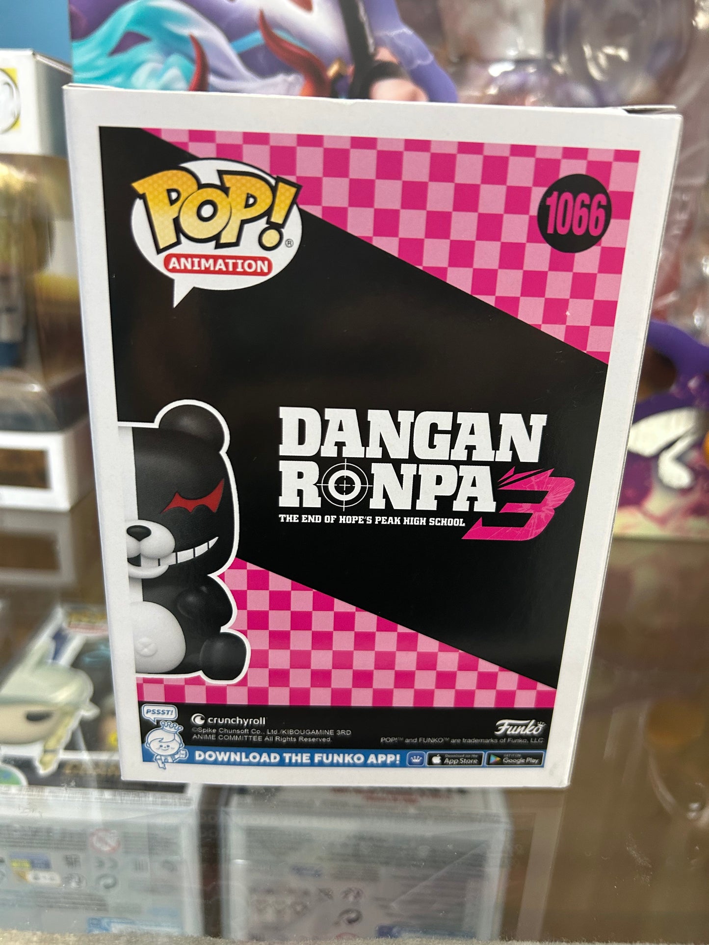 **NOT MINT** FUNKO POP! ANIMATION Monokuma #1066 HT Exclusive