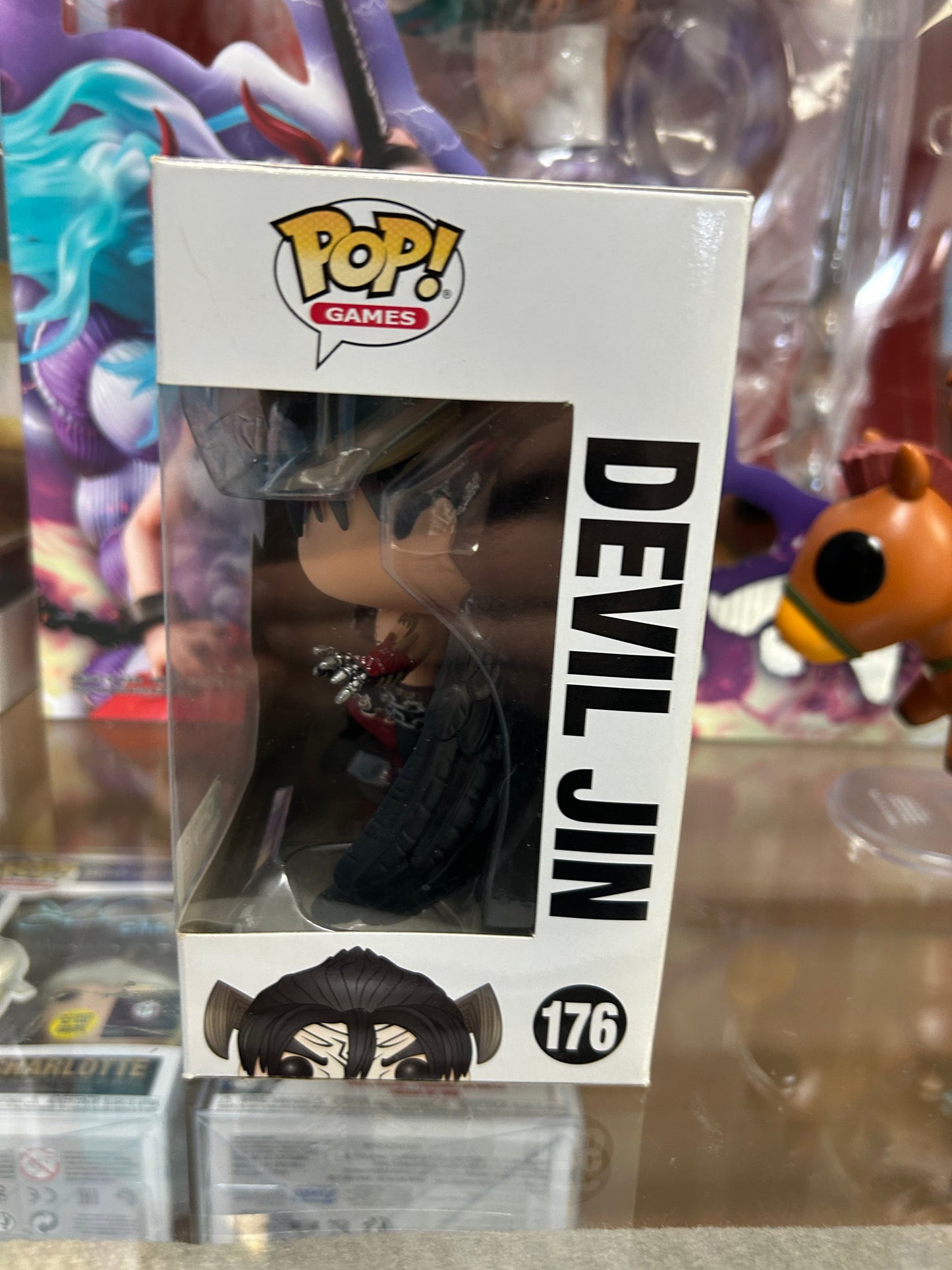 **NOT MINT** FUNKO POP! GAMES Devil Jin #176 GameStop Exclusive