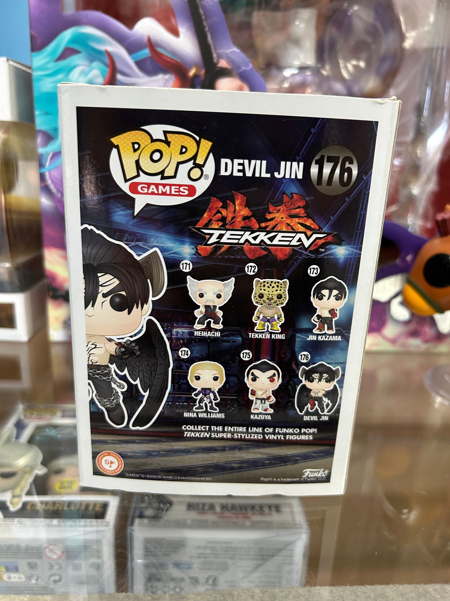 **NOT MINT** FUNKO POP! GAMES Devil Jin #176 GameStop Exclusive