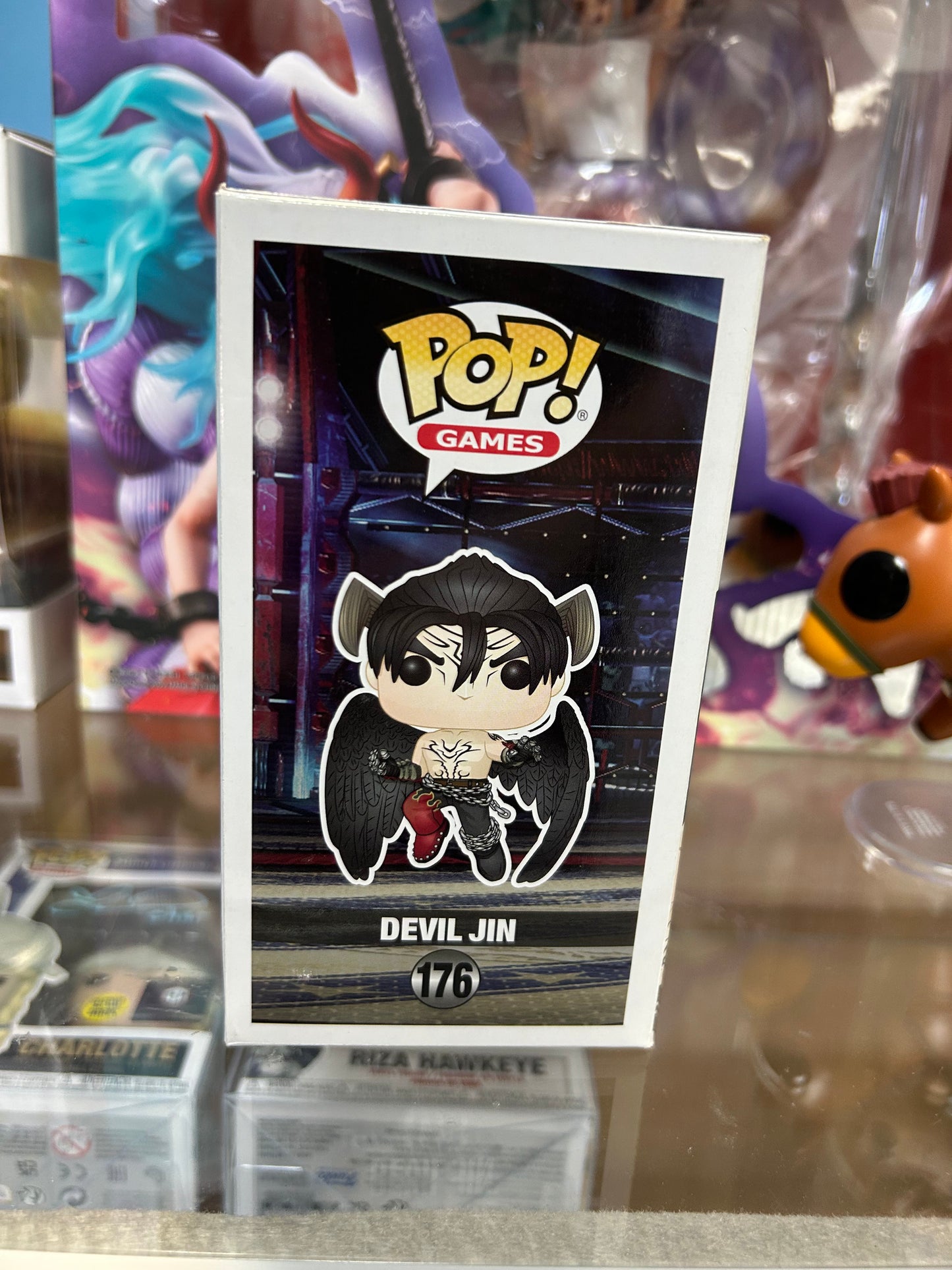 **NOT MINT** FUNKO POP! GAMES Devil Jin #176 GameStop Exclusive