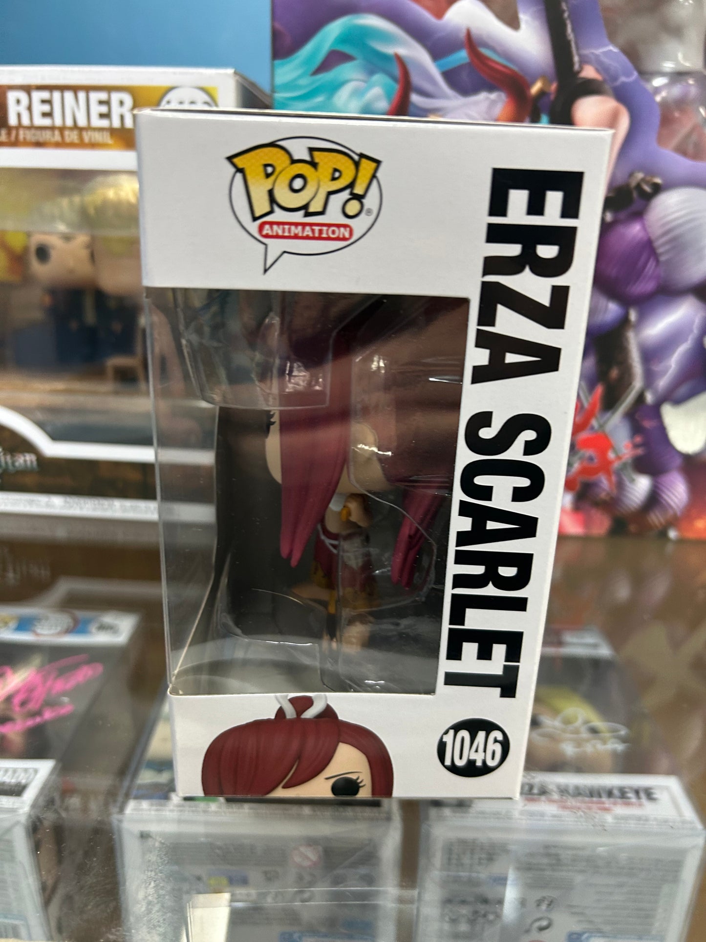 **NOT MINT** FUNKO POP! ANIMATION Erza Scarlet #1046