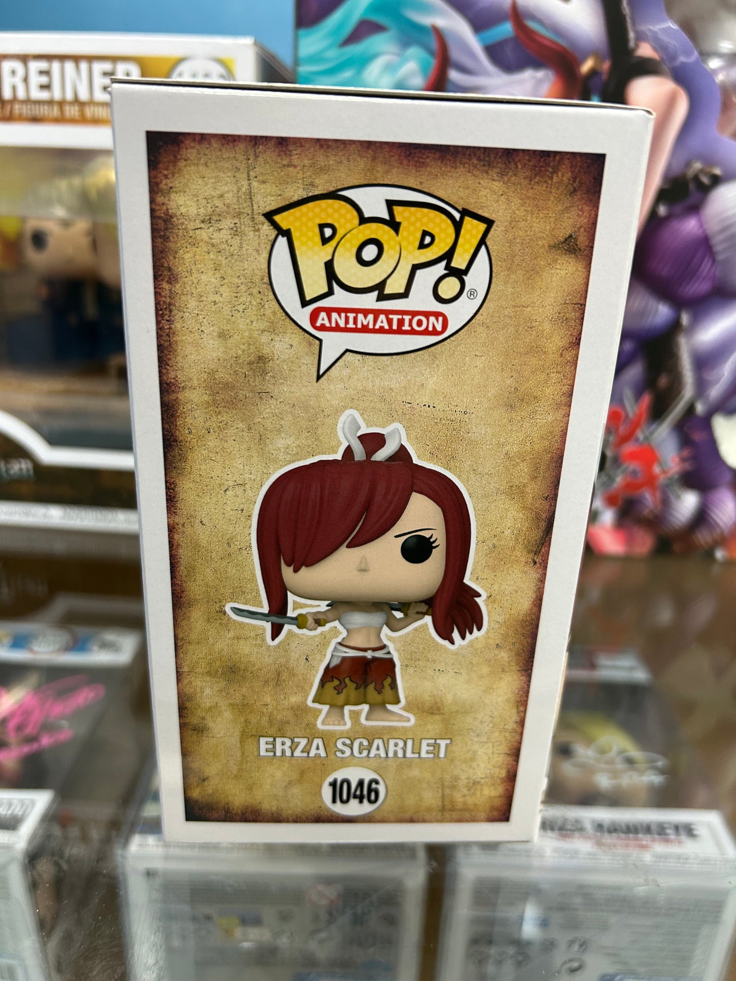 **NOT MINT** FUNKO POP! ANIMATION Erza Scarlet #1046