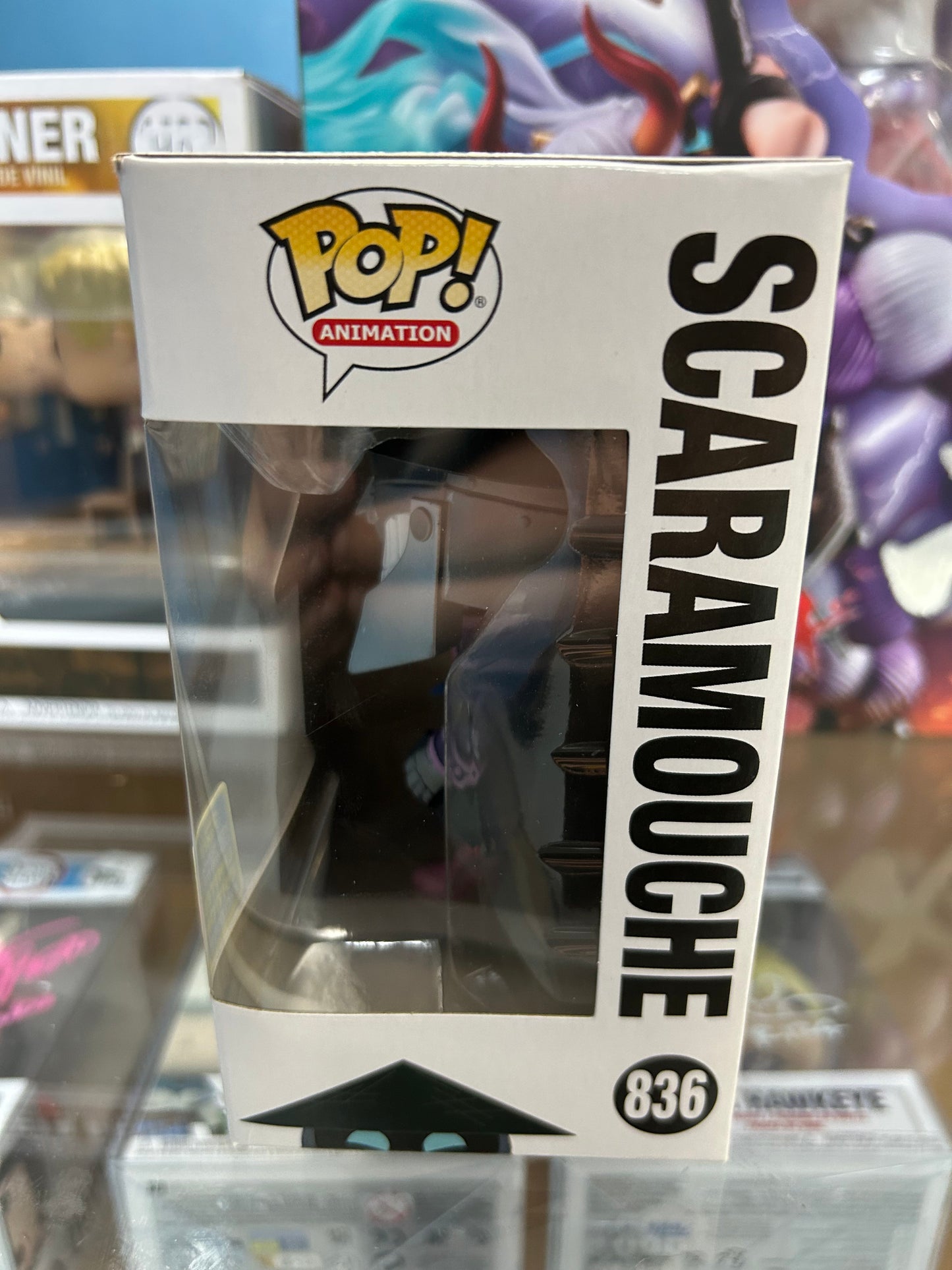 **NOT MINT** FUNKO POP! ANIMATION Scaramouche #836 Shared Sticker