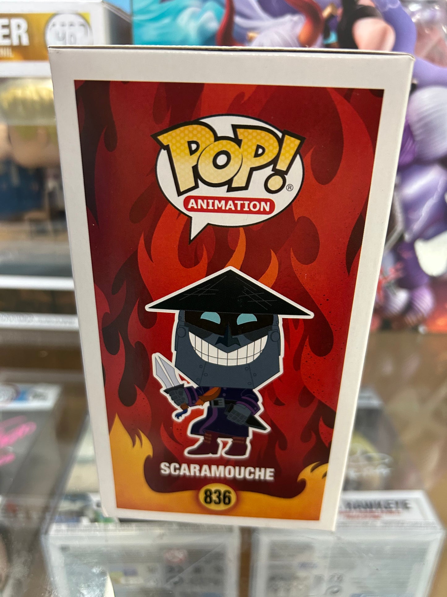 **NOT MINT** FUNKO POP! ANIMATION Scaramouche #836 Shared Sticker