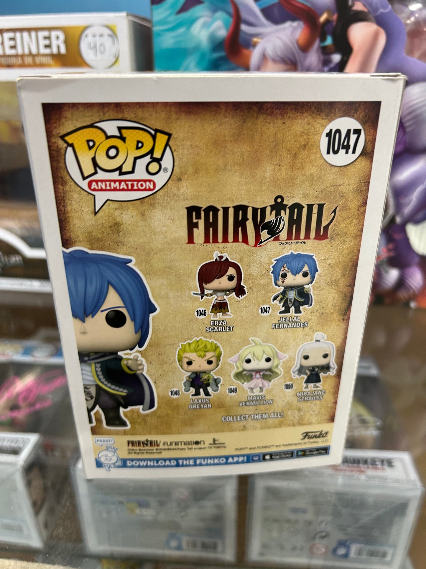 **NOT MINT** FUNKO POP! ANIMATION Jellal Fernandes #1047