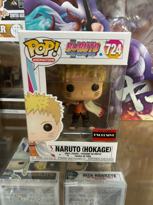 **NOT MINT** FUNKO POP! ANIMATION Naruto (Hokage) #724 AAA Exclusive