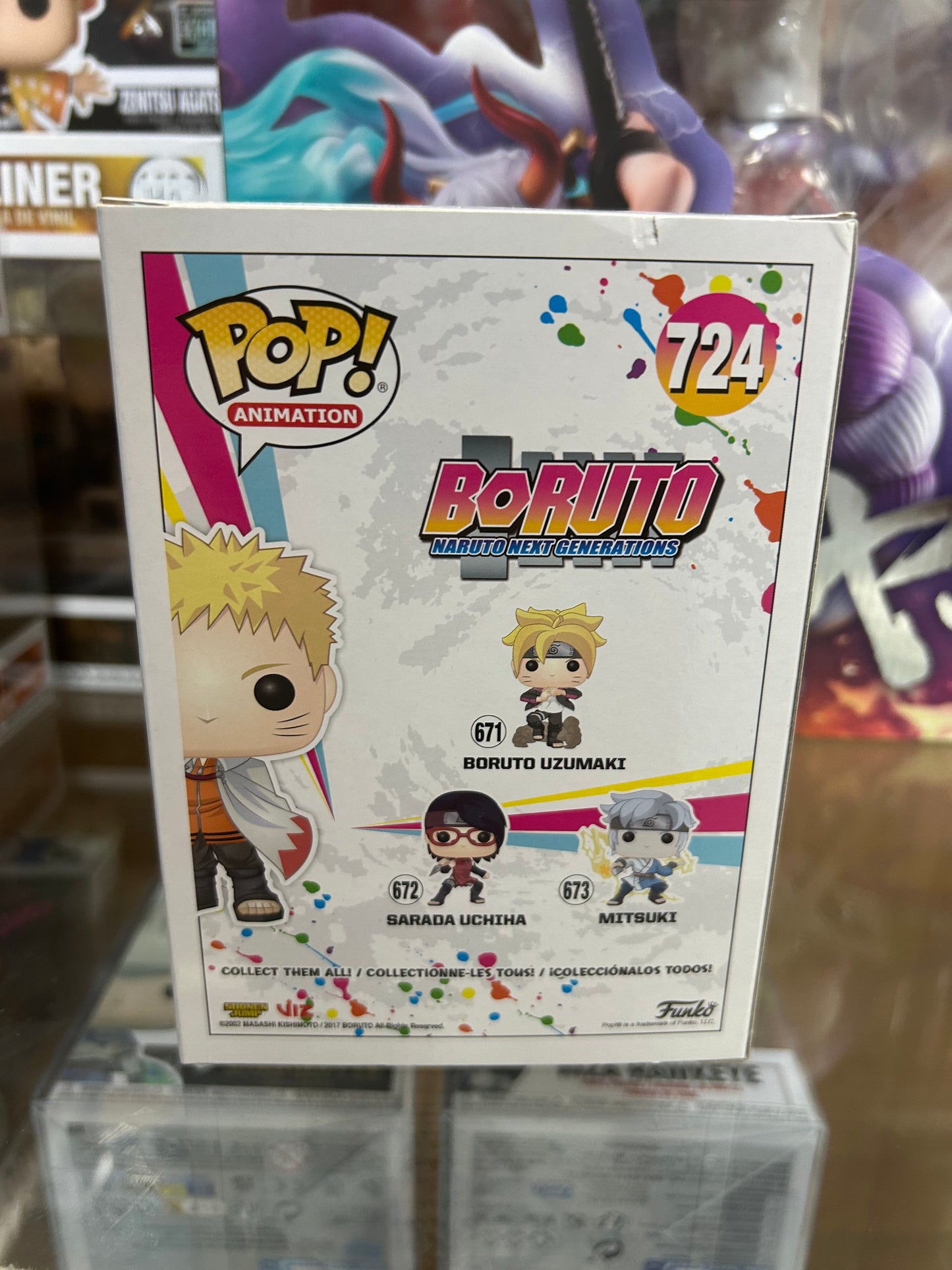 **NOT MINT** FUNKO POP! ANIMATION Naruto (Hokage) #724 AAA Exclusive