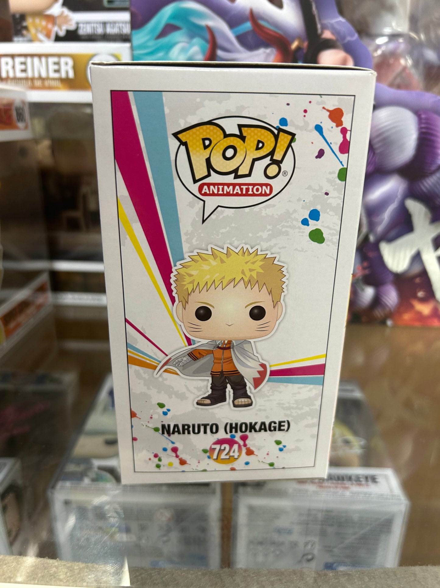 **NOT MINT** FUNKO POP! ANIMATION Naruto (Hokage) #724 AAA Exclusive