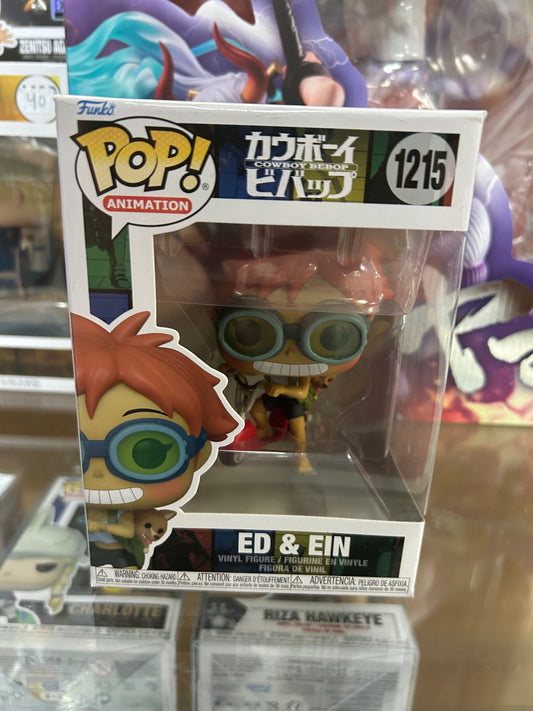 **NOT MINT** FUNKO POP! ANIMATION Ed & Ein #1215