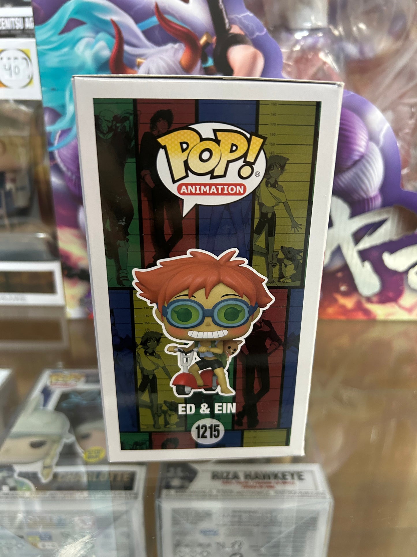 **NOT MINT** FUNKO POP! ANIMATION Ed & Ein #1215