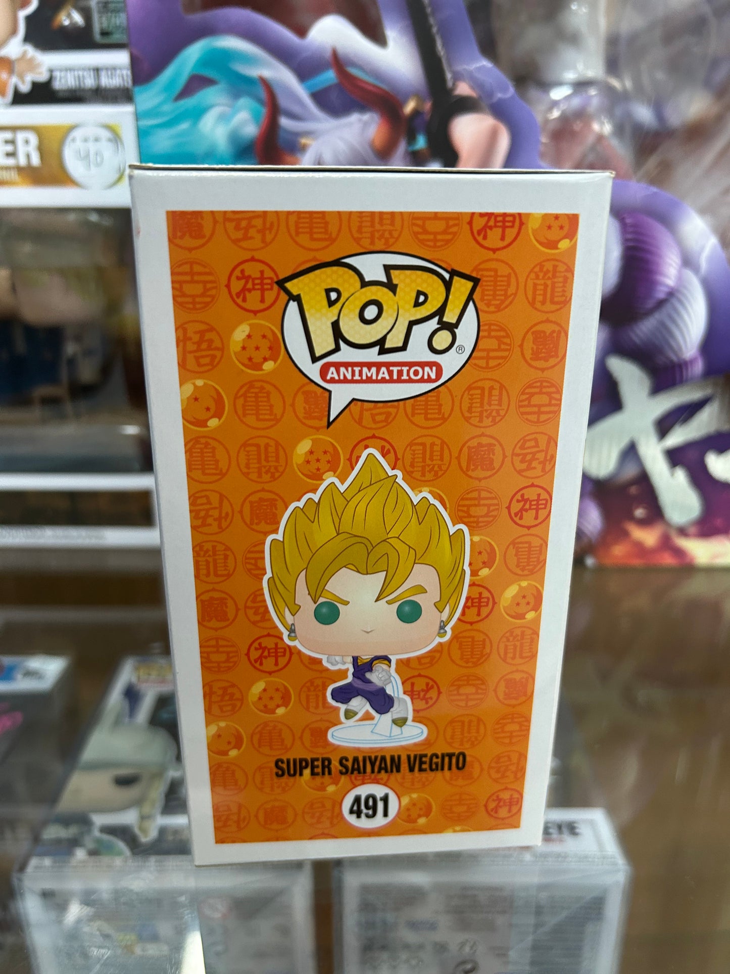 **NOT MINT** FUNKO POP! ANIMATION Super Saiyan Vegito AAA Anime #491