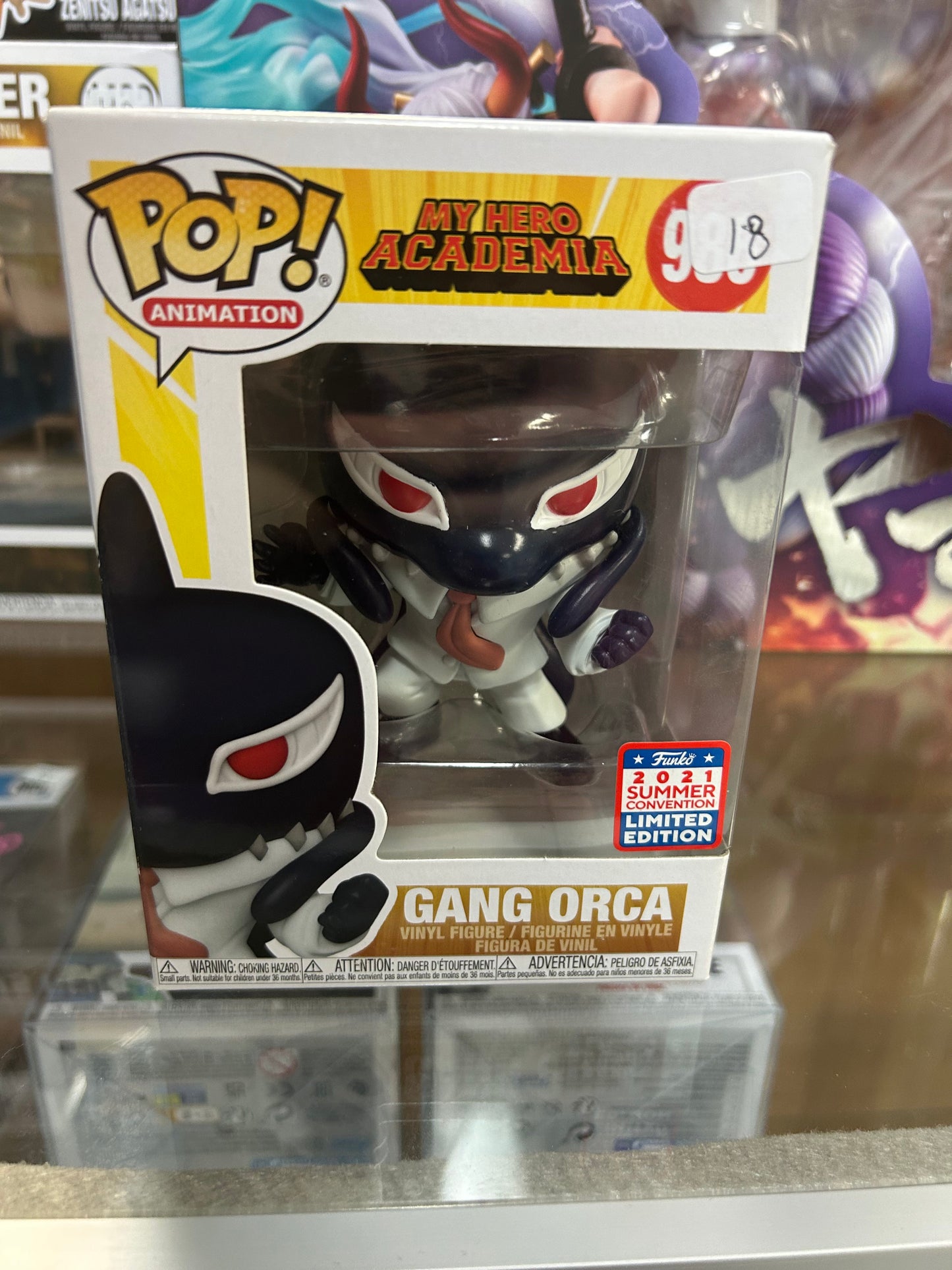 **NOT MINT** FUNKO POP! ANIMATION Gang Orca #986 Shared Sticker