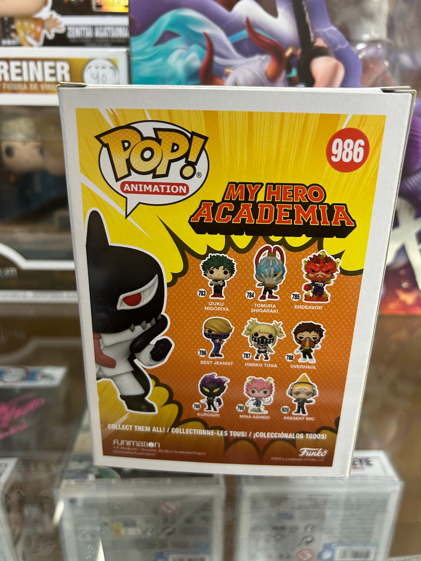 **NOT MINT** FUNKO POP! ANIMATION Gang Orca #986 Shared Sticker