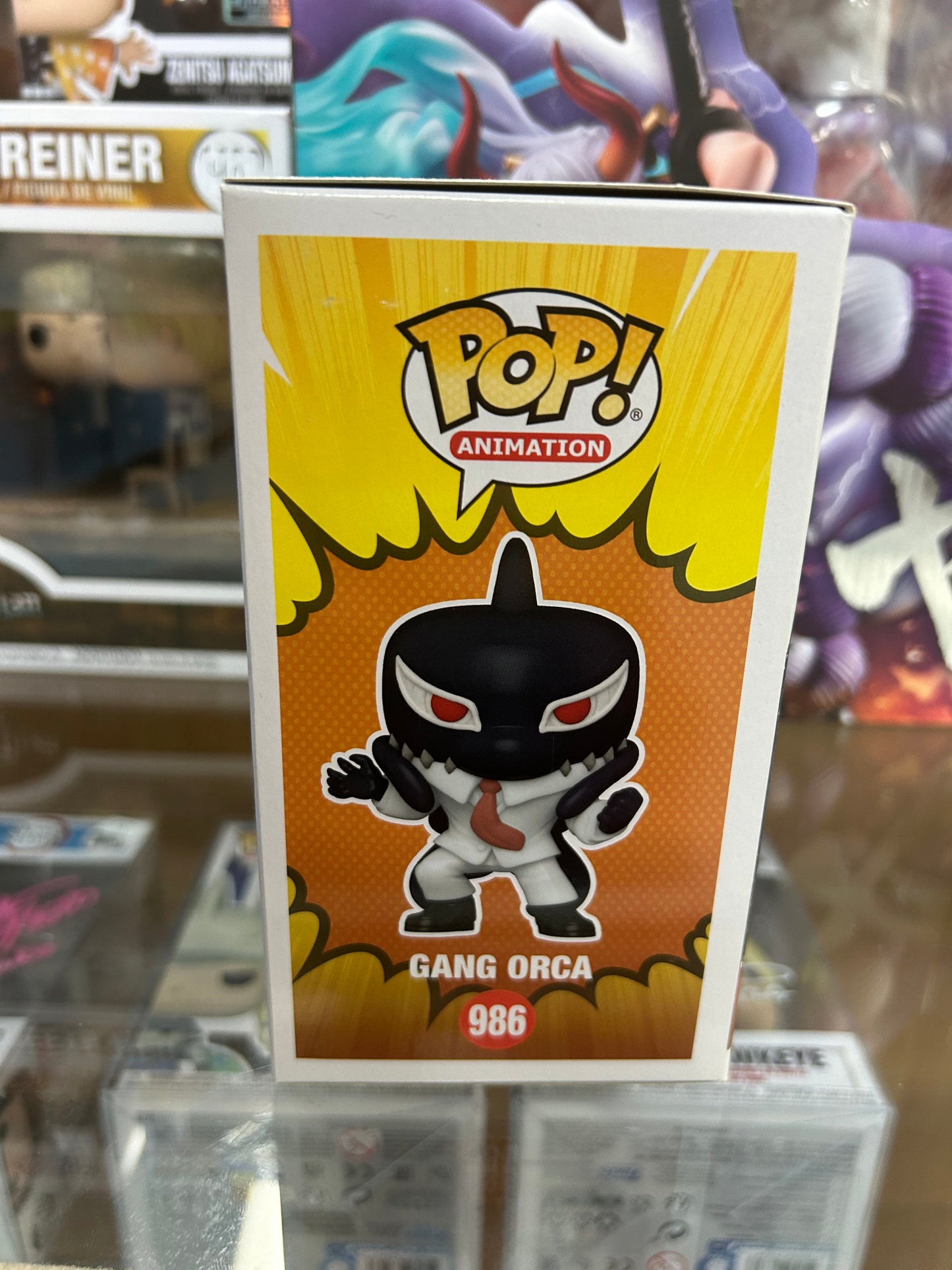 **NOT MINT** FUNKO POP! ANIMATION Gang Orca #986 Shared Sticker