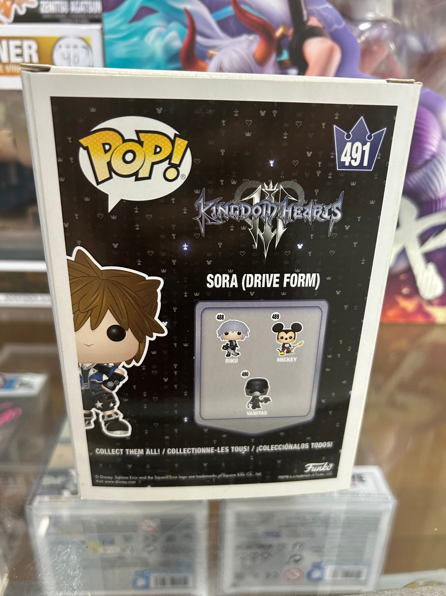 **NOT MINT**  FUNKO POP! GAMES Sora (Drive Form) #491 Best Buy Exclusive