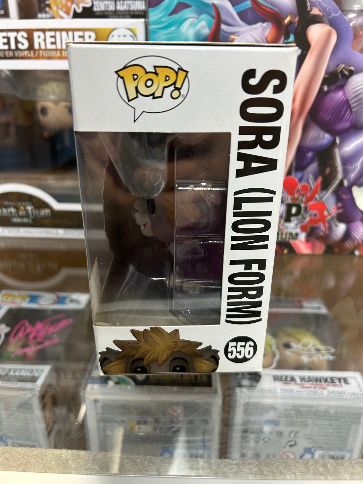 **NOT MINT** FUNKO POP! ANIMATION Sora (Lion Form) #556 E3 Exclusive