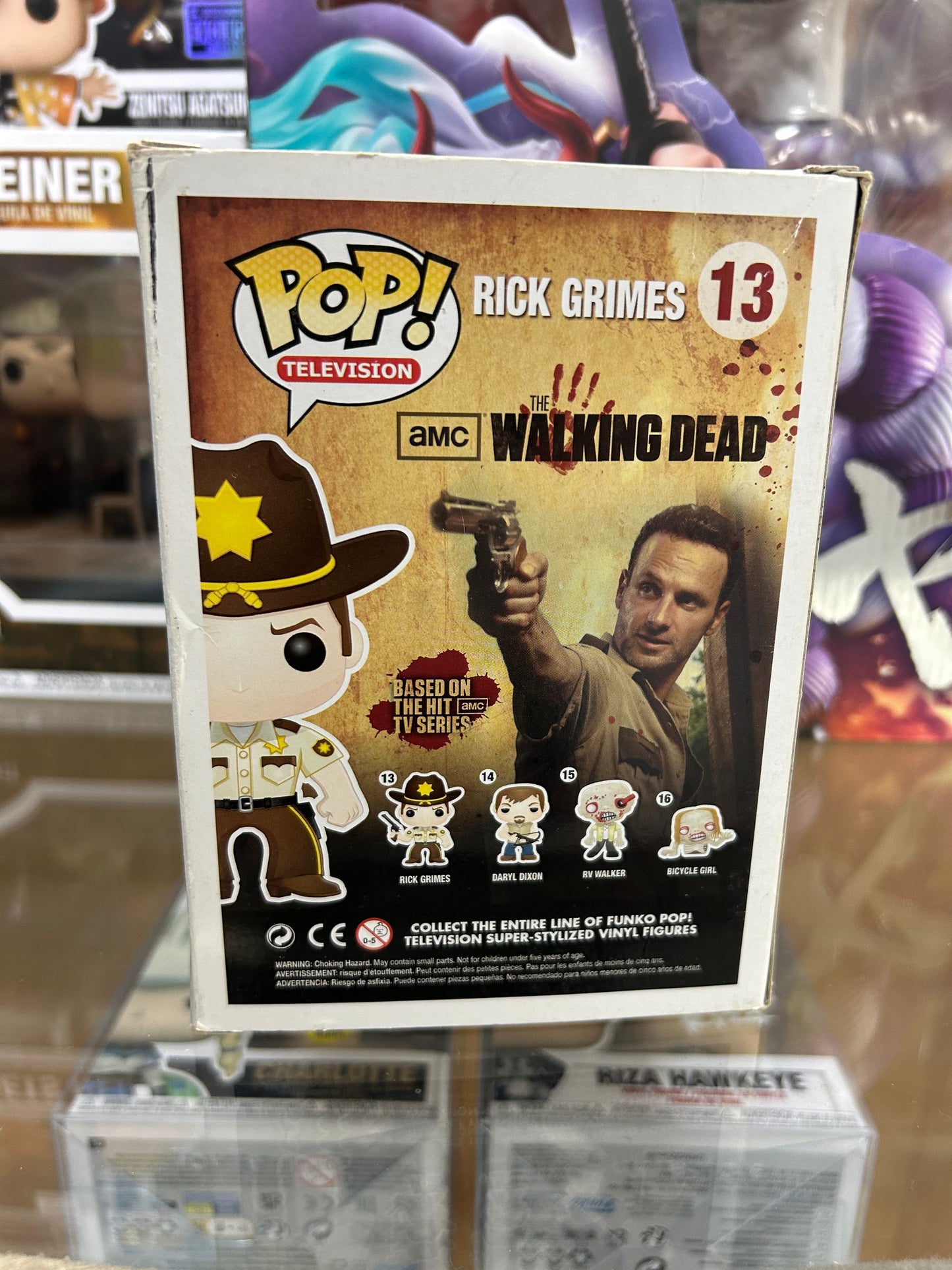 **NOT MINT** FUNKO POP! TELEVISION Rick Grimes #13 (2013 Release)