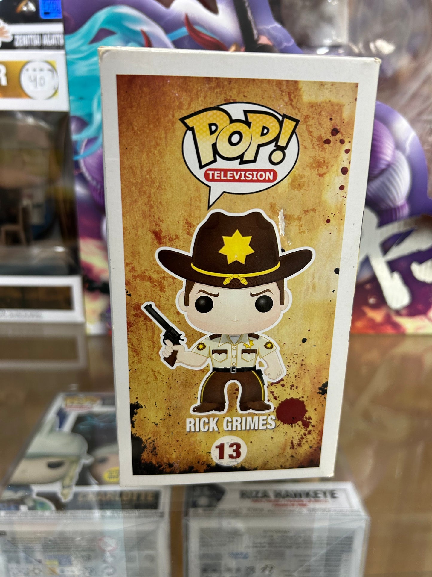 **NOT MINT** FUNKO POP! TELEVISION Rick Grimes #13 (2013 Release)