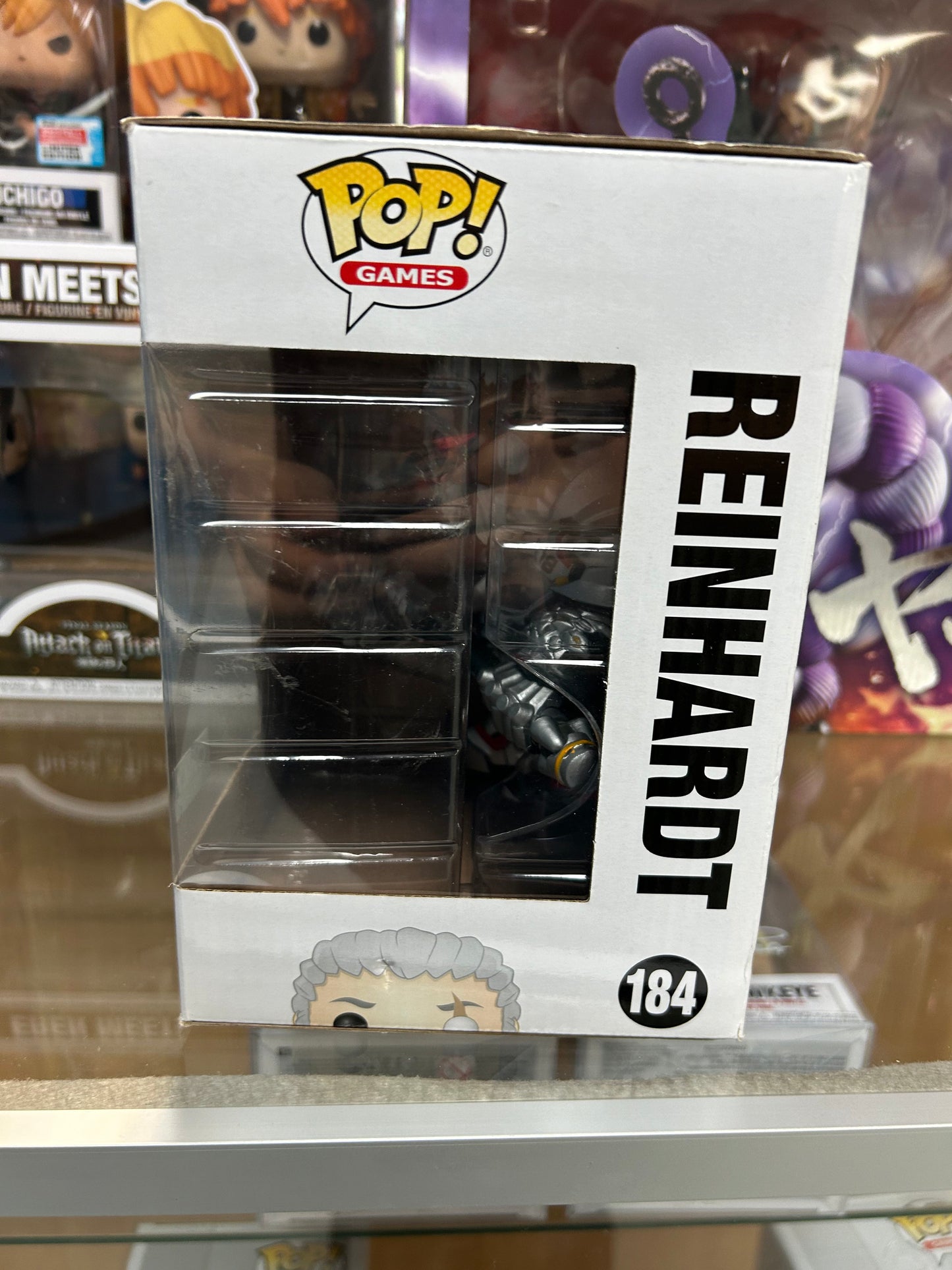 **NOT MINT** FUNKO POP! GAMES Reinhardt #184 Best Buy Exclusive