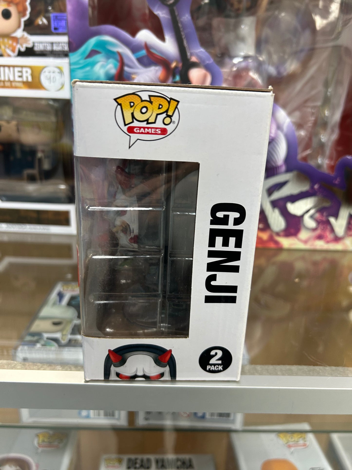 **NOT MINT** FUNKO POP! GAMES Hanzo and Genji 2 Pack E3 Exclusive