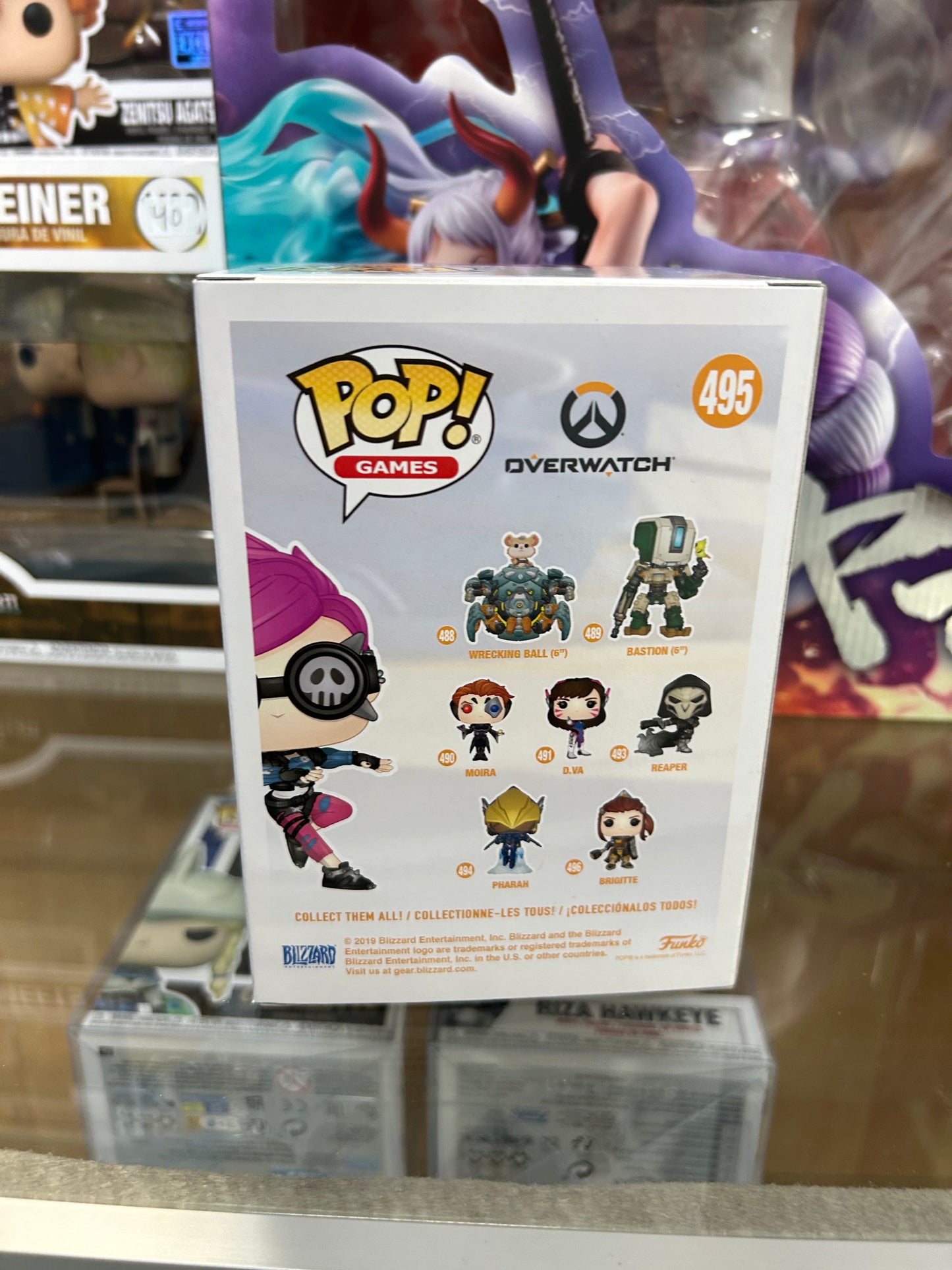 **NOT MINT** FUNKO POP! GAMES Tracer #495 Hot Topic Exclusive