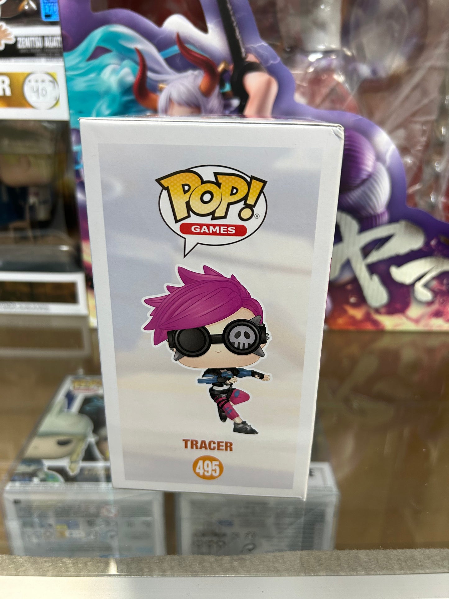 **NOT MINT** FUNKO POP! GAMES Tracer #495 Hot Topic Exclusive