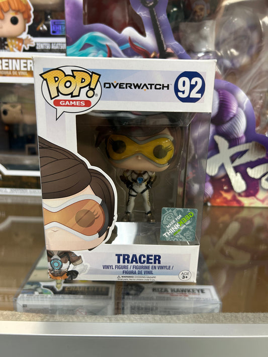 **NOT MINT** FUNKO POP! GAMES Tracer #92 Think Geek Exclusive