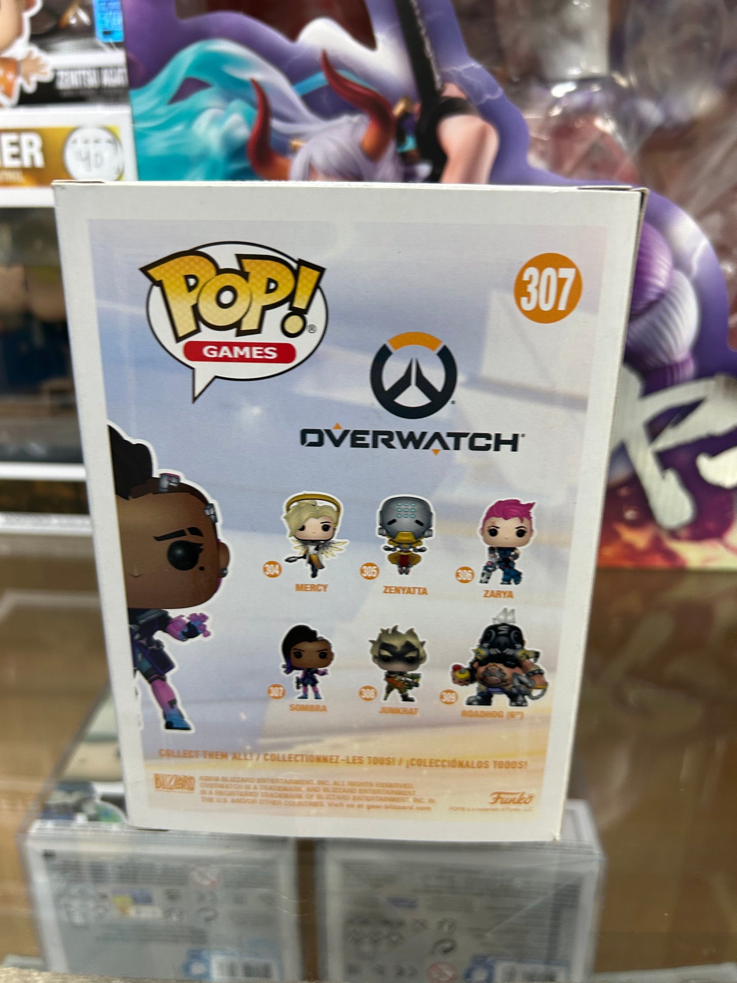 **NOT MINT**  FUNKO POP! GAMES Sombra #307