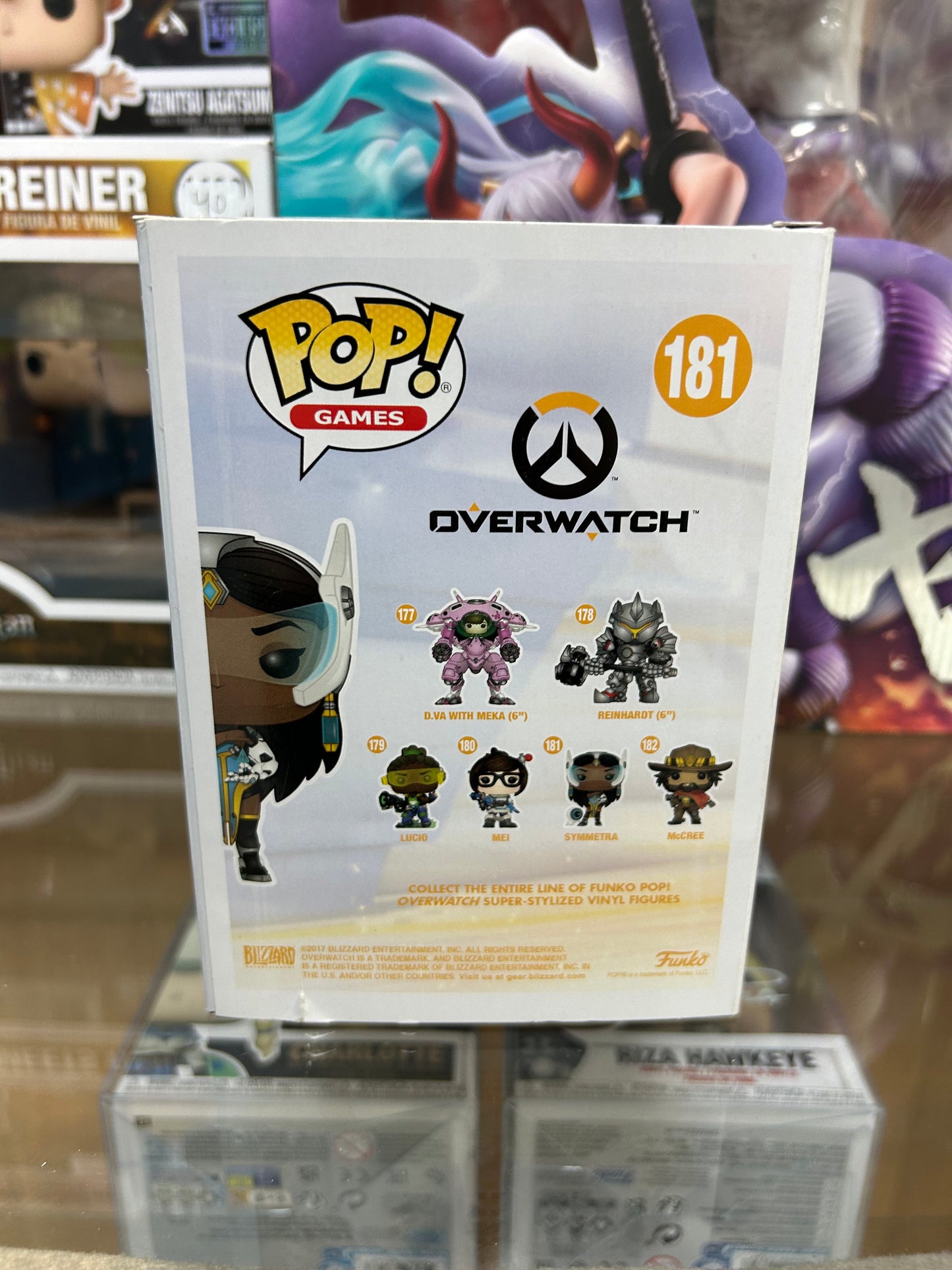 **NOT MINT** FUNKO POP! GAMES Symmetra #181