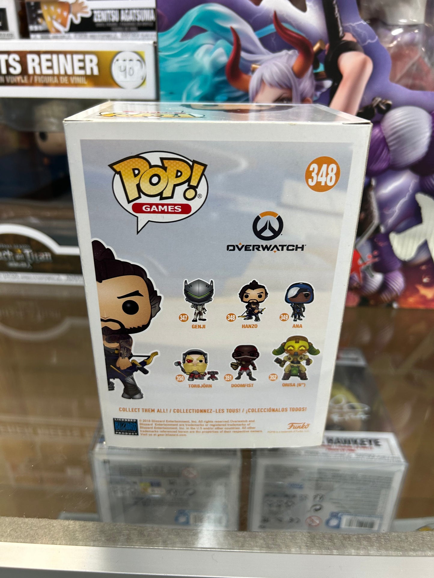 **NOT MINT** FUNKO POP! GAMES Hanzo #348