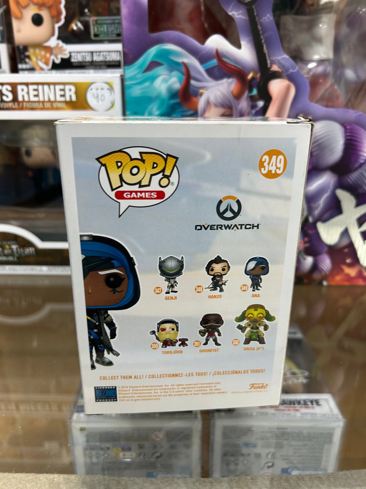 **NOT MINT** FUNKO POP! GAMES Ana #349