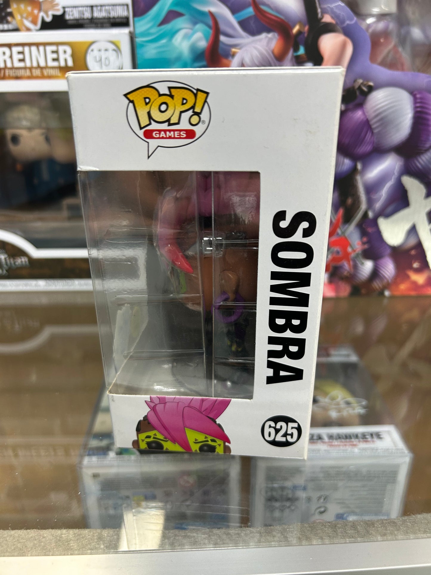 **NOT MINT** FUNKO POP! GAMES Sombra #625 GITD Funko Exclusive